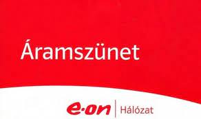 Áramszünet értesítő