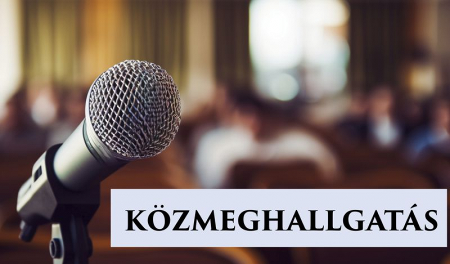 Meghívó Közmeghallgatásra